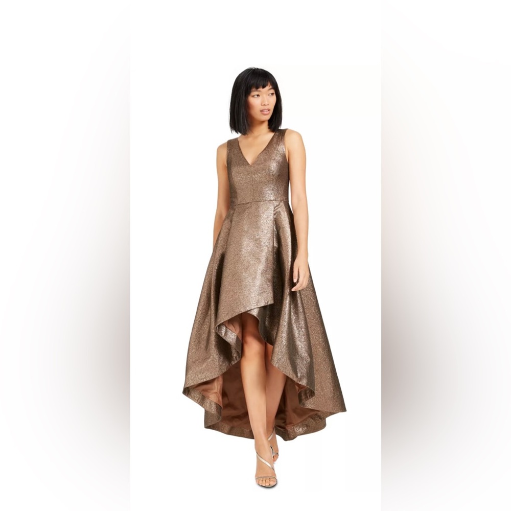Gorgeous Calvin Klein Metallic Dress. Never worn. Perfect for Fall/Winter/NYE!